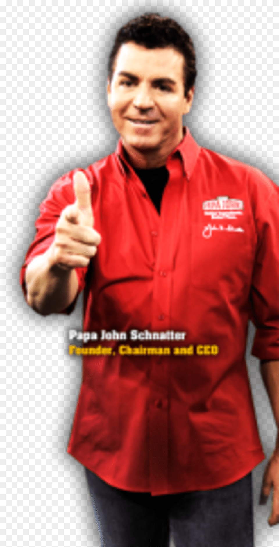 Transparent Papa Johns Logo Papa John, Shirt, Body Part, Clothing, Person Png