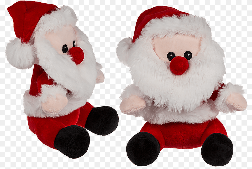 Transparent Papa Noel Christmas Ornament, Plush, Toy, Teddy Bear Png
