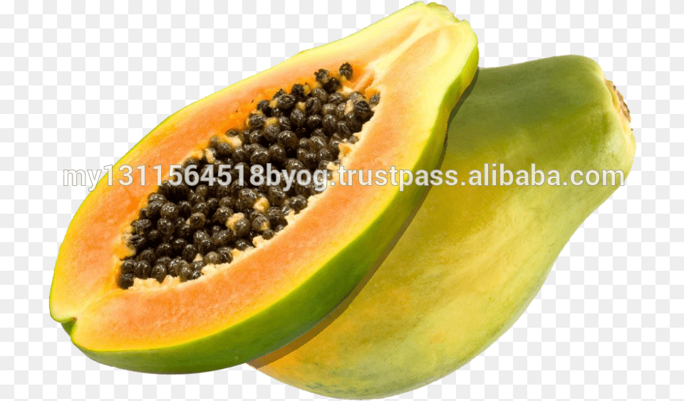 Transparent Papaya Eritrean Papaya, Food, Fruit, Plant, Produce Free Png