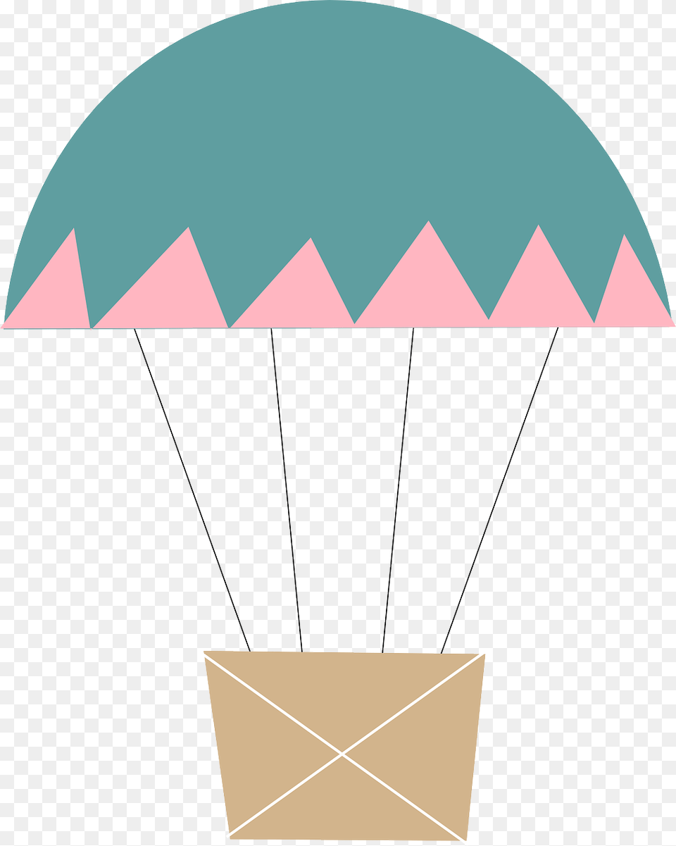 Transparent Parachute Clipart Balon Udara Kartun, Canopy Free Png Download