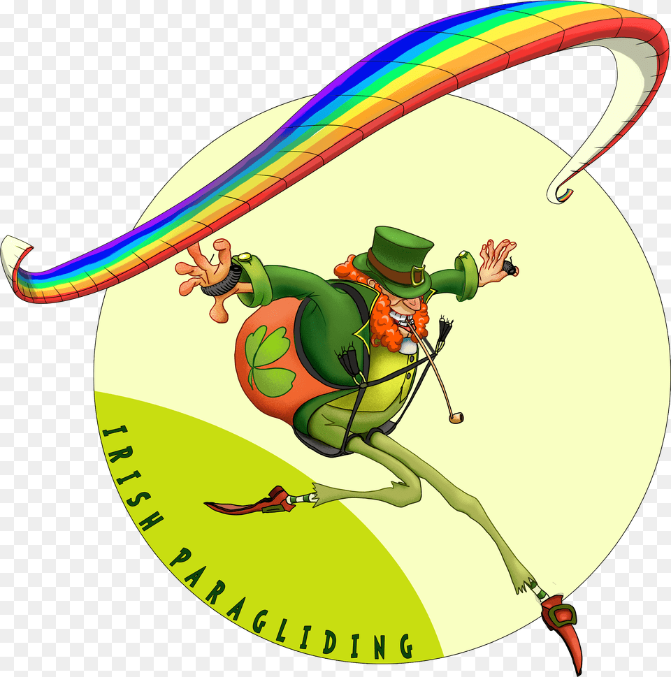 Paragliding Leprechaun Paragliding, Art, Graphics, Animal, Bee Free Transparent Png