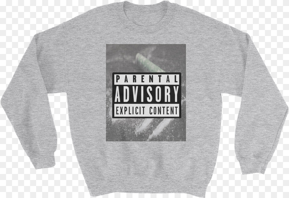 Transparent Parental Advisory Minaj Pink Friday Album Cover, T-shirt, Clothing, Knitwear, Long Sleeve Free Png