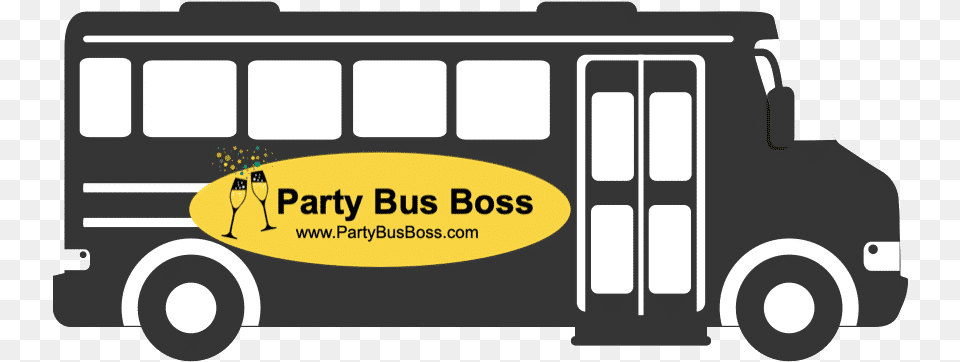 Transparent Party Bus Graphic Design, Transportation, Vehicle, Car Png