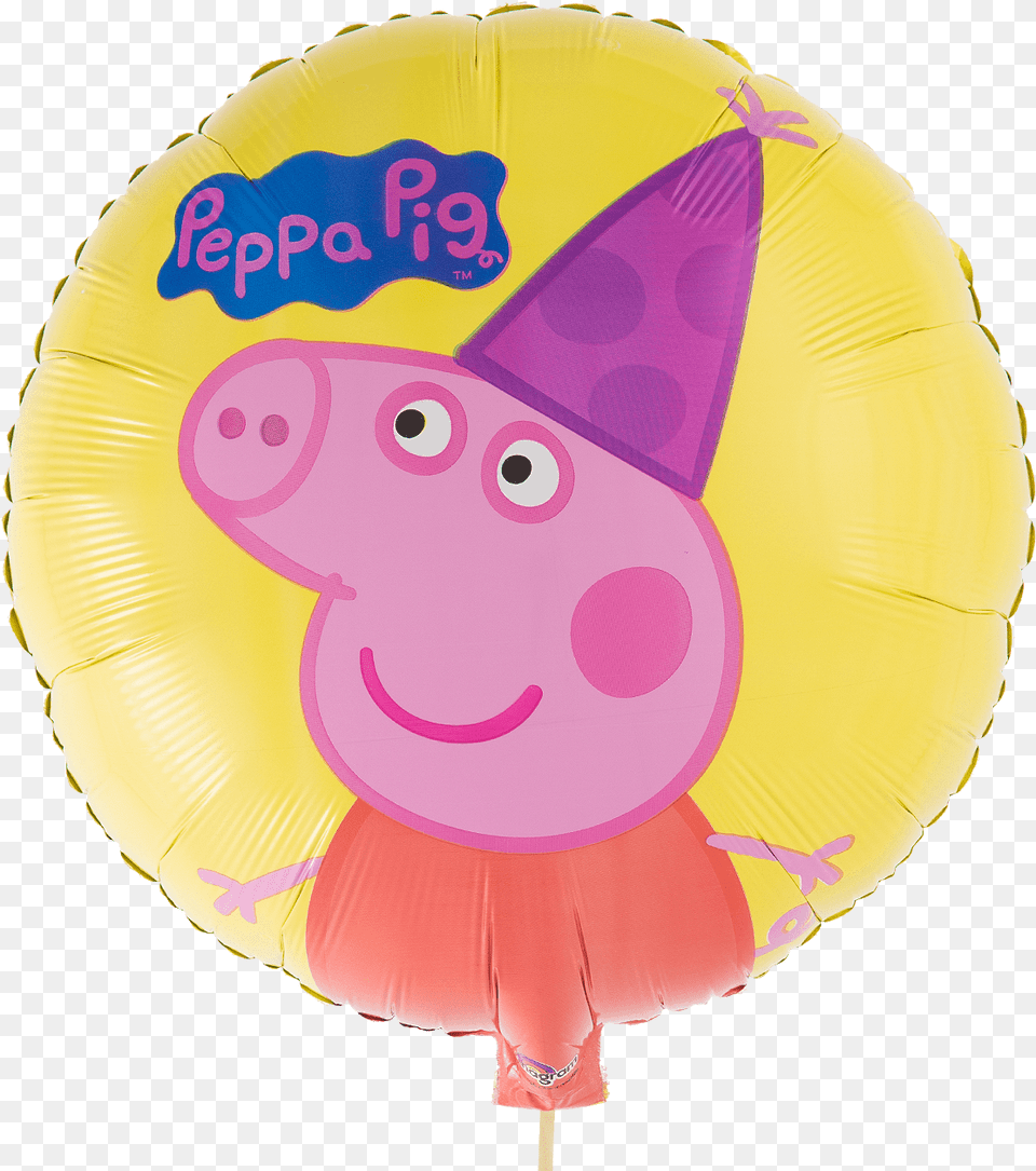Transparent Party Hat Transparent Peppa Pig Balloon Free Png Download