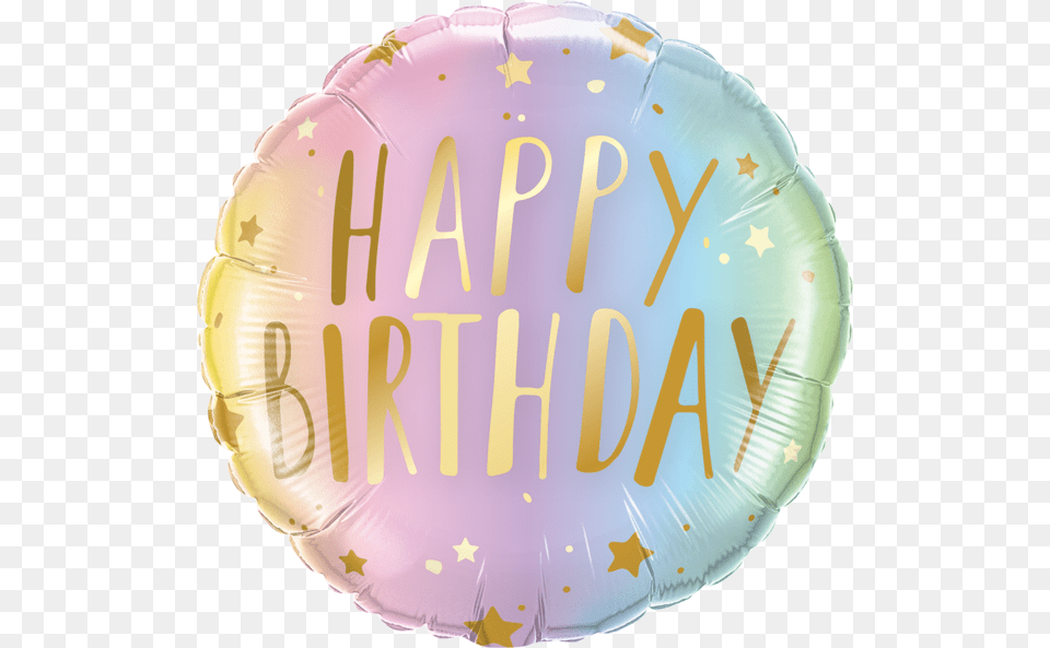 Pastel Balloons Happy Birthday Helium Pastel Balloons, Balloon, Birthday Cake, Cake, Cream Free Transparent Png