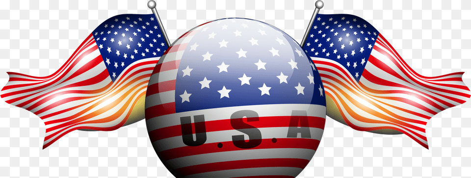 Transparent Patriotic Stars Flag Independence Day, American Flag Png