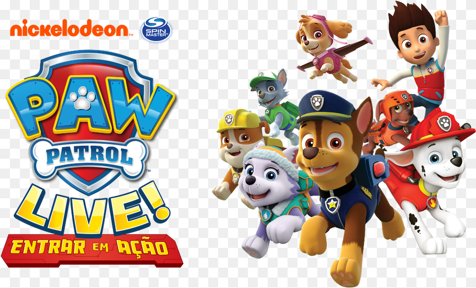 Transparent Paw Patrol Background, Baby, Person, Face, Head Png Image