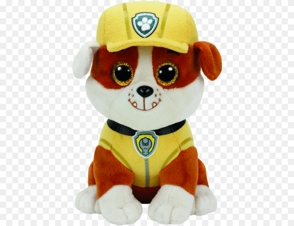 Transparent Paw Patrol Rubble Paw Patrol, Plush, Toy Free Png