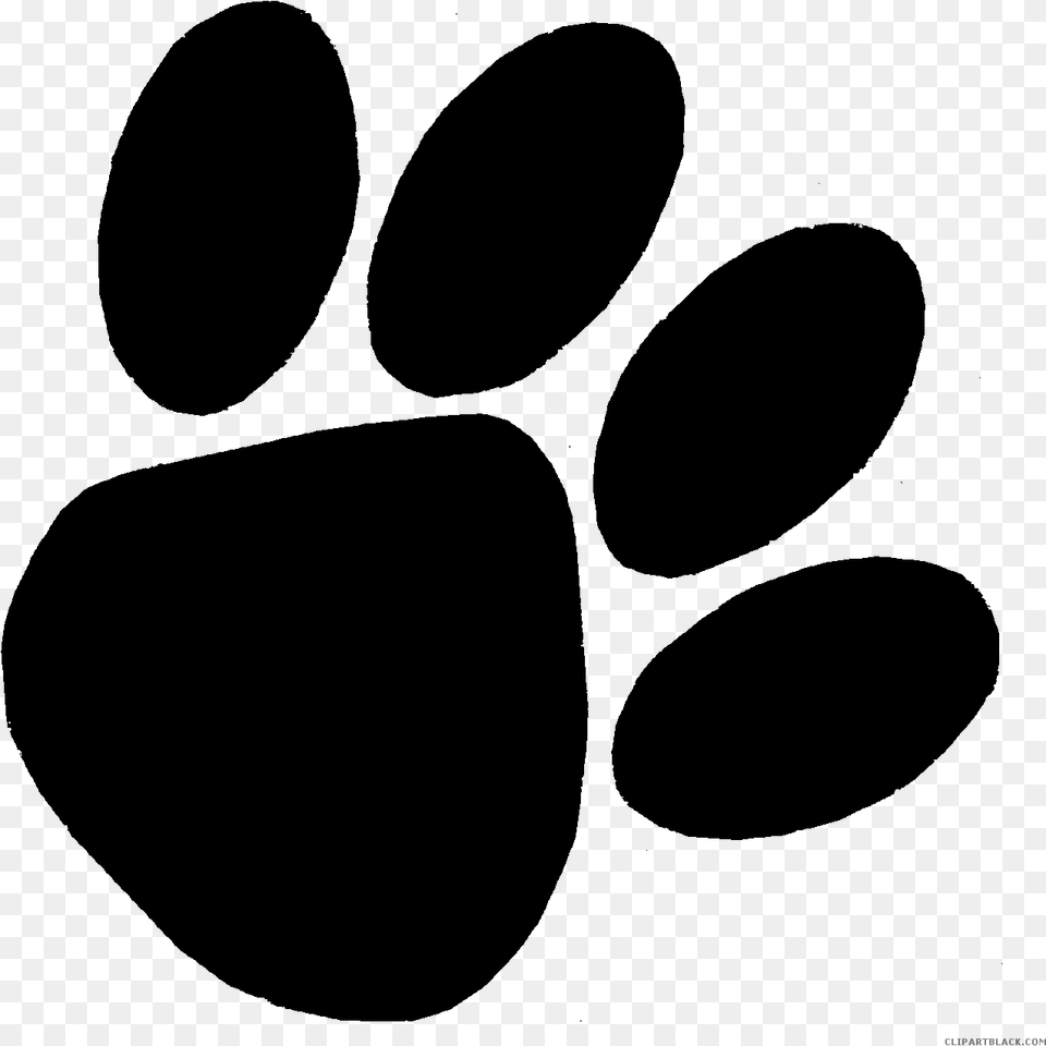 Pawprint Teddy Bear Paw Print, Gray Free Transparent Png