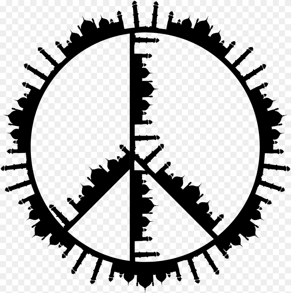 Peace Sign St Malachys Catholic Primary School Logo, Gray Free Transparent Png