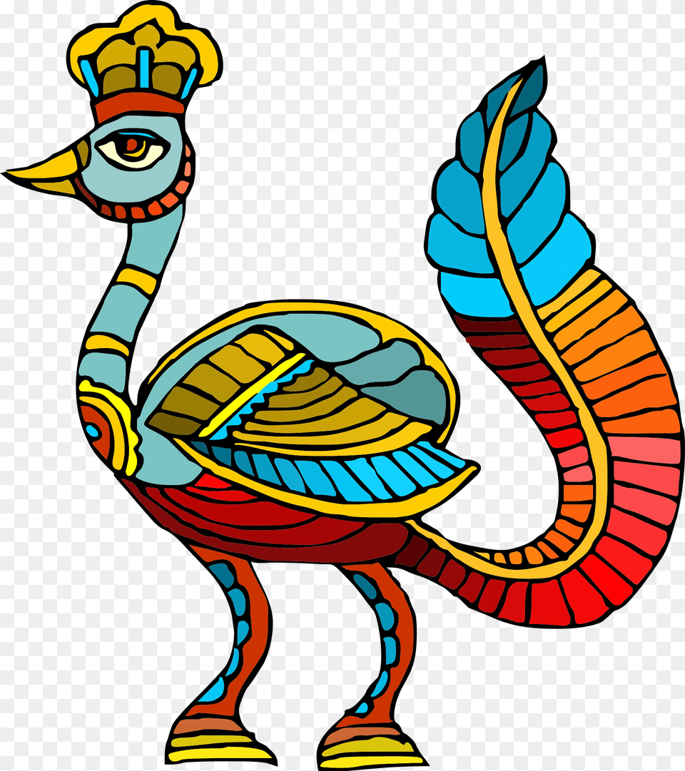 Transparent Peacock Clipart Egyptian Birds Ancient, Baby, Person, Art Free Png Download