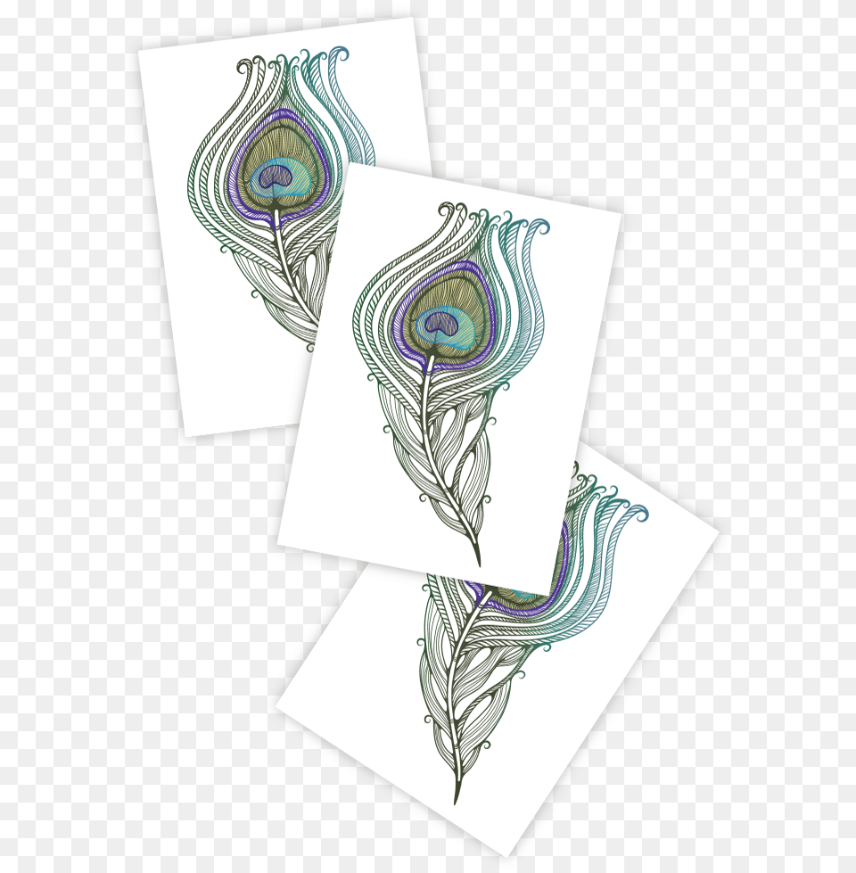 Transparent Peacock Feather Clipart Motif, Art, Drawing Free Png