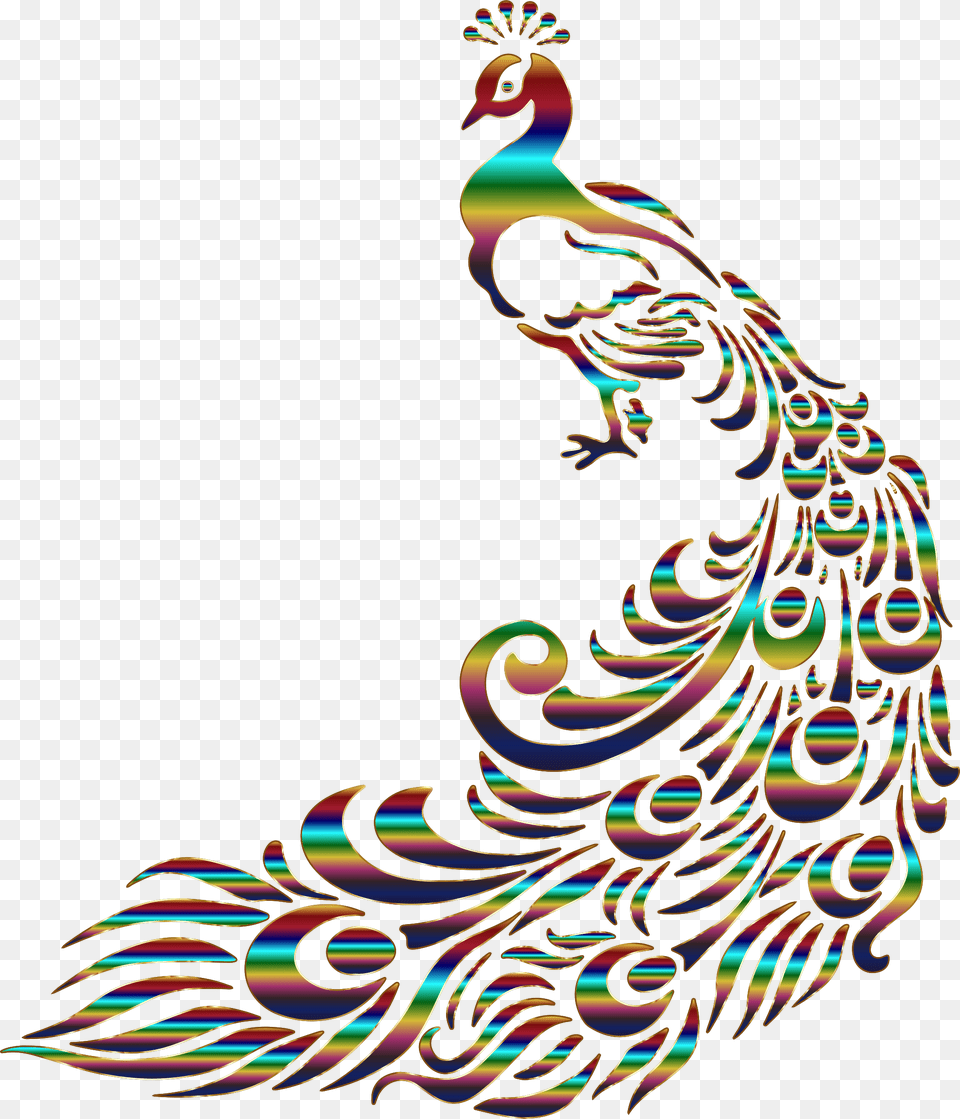 Transparent Peacock Peacock Art, Pattern, Animal, Bird Png Image