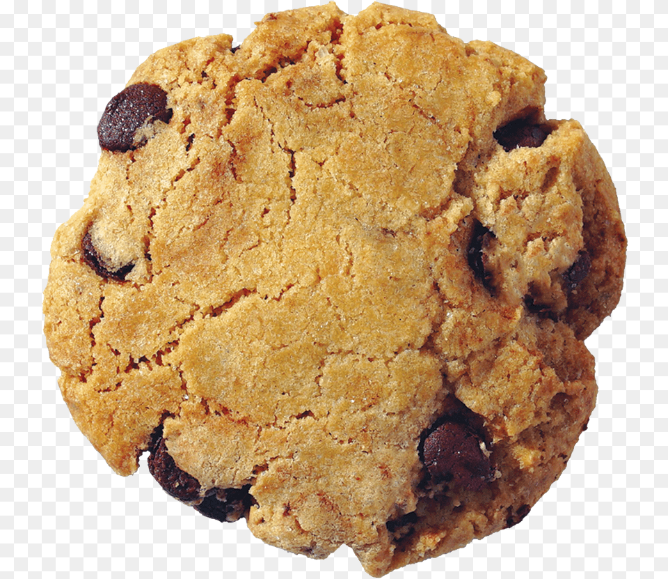 Transparent Peanut Butter Cookie Clipart Chocolate Chip Cookie, Bread, Food, Sweets Png Image