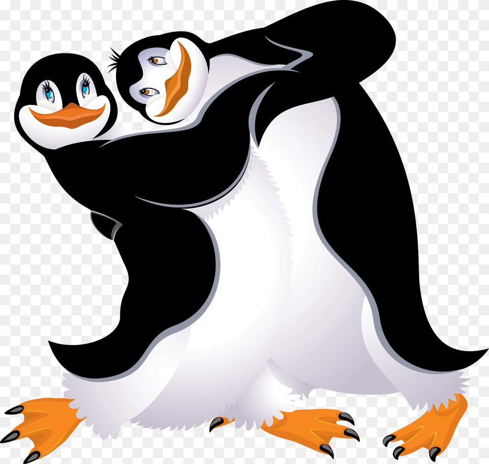 Transparent Penguin Clipart Dancing Penguins Clipart, Animal, Bird, Fish, Sea Life Free Png Download