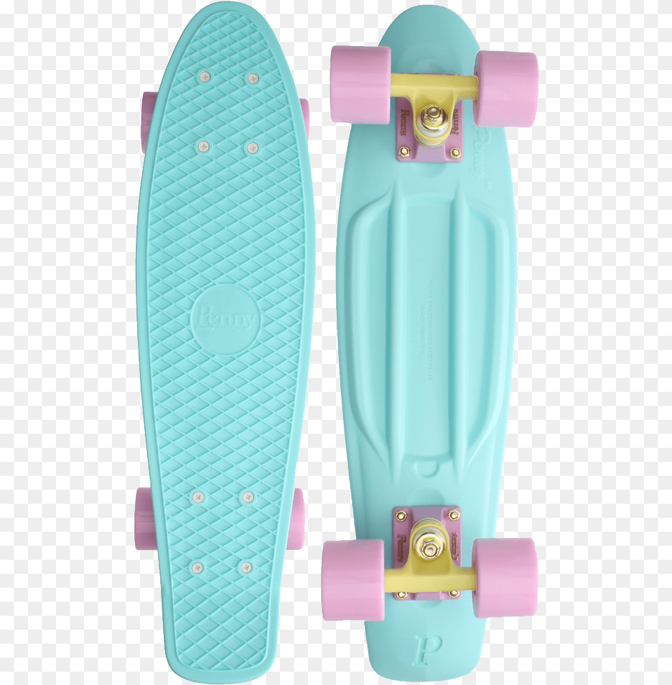 Penny Board Penny Board Pastel Colour, Skateboard, Tape Free Transparent Png