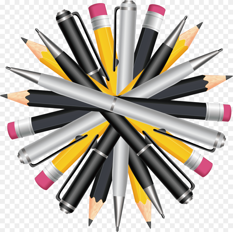 Pens And Pencils Clipart Pens And Pencils, Pencil, Cosmetics, Lipstick Free Transparent Png