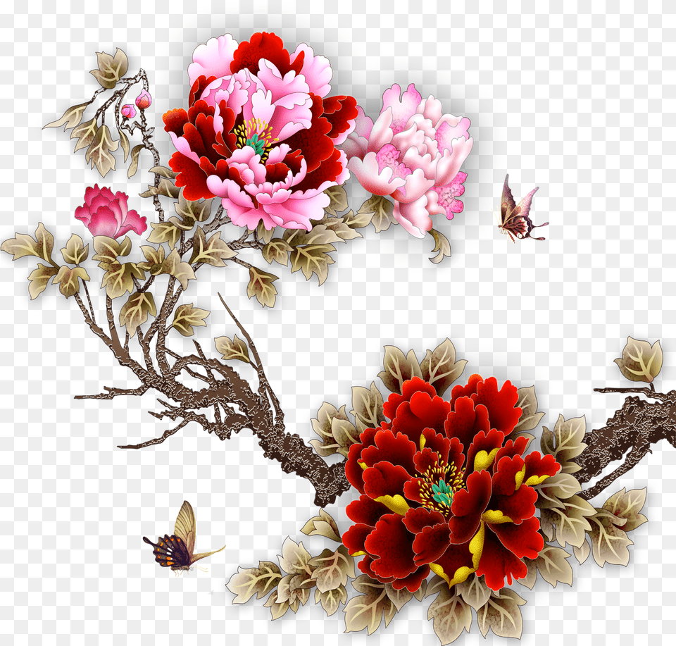 Transparent Peony Clipart, Flower Bouquet, Flower Arrangement, Flower, Plant Free Png