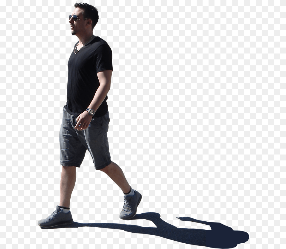 Transparent People Walking Dog People Texture, Clothing, Shorts, Male, Adult Png Image