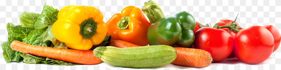 Transparent Pepper Plant Fresh Vegetables Transparent, Food, Produce, Bell Pepper, Vegetable Free Png Download