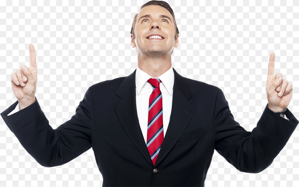Transparent Person Pointing Man Pointing Up Png