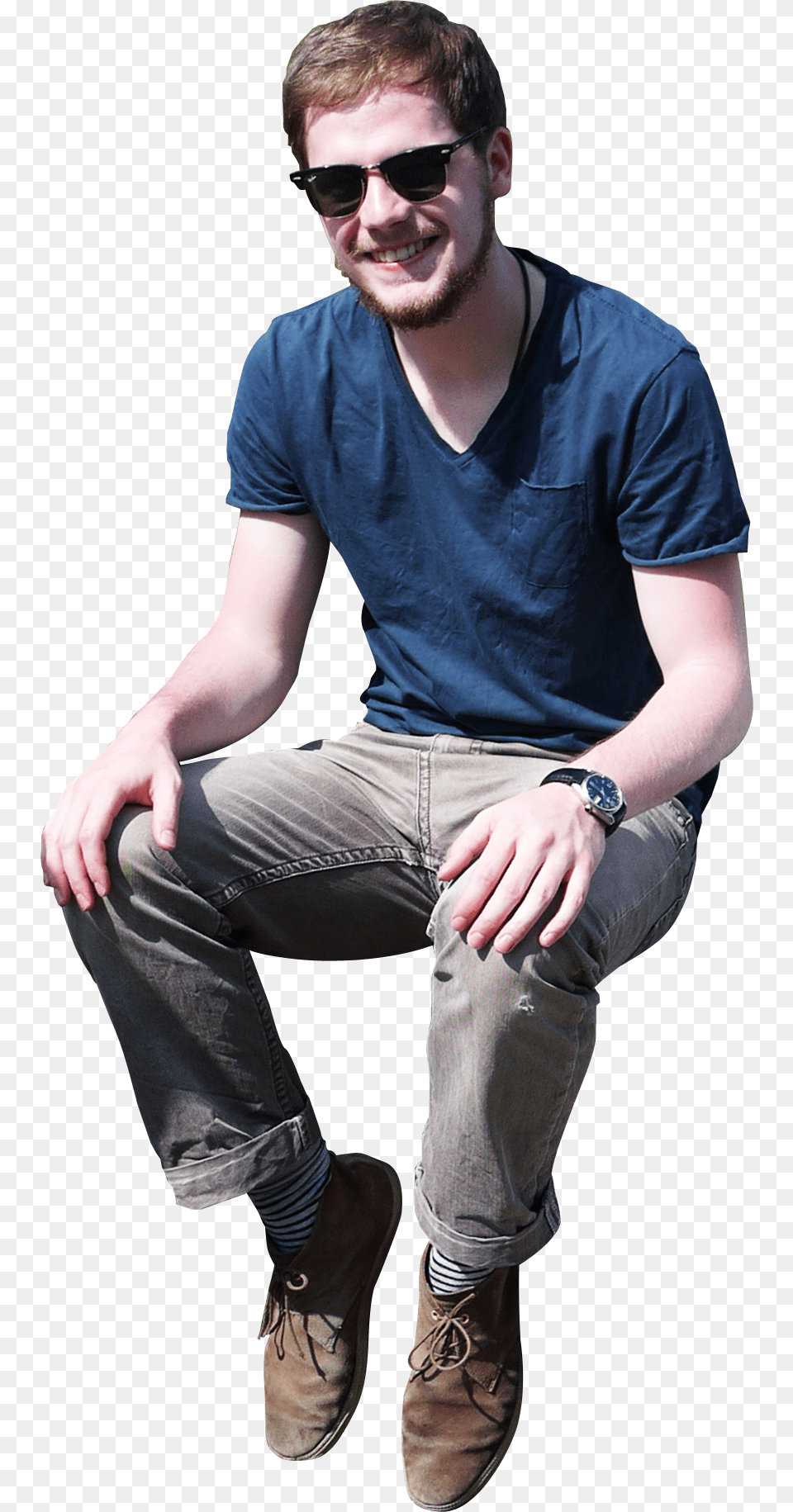 Transparent Person Sitting, Accessories, Pants, Jeans, Clothing Png Image