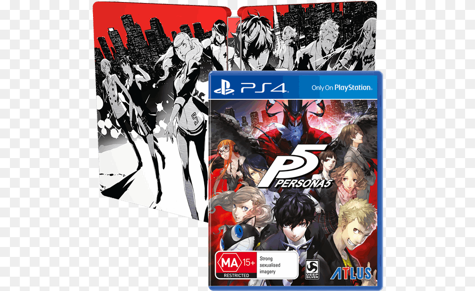 Transparent Persona 5 Mask Persona 5 Age Rating Australia, Publication, Book, Comics, Adult Free Png