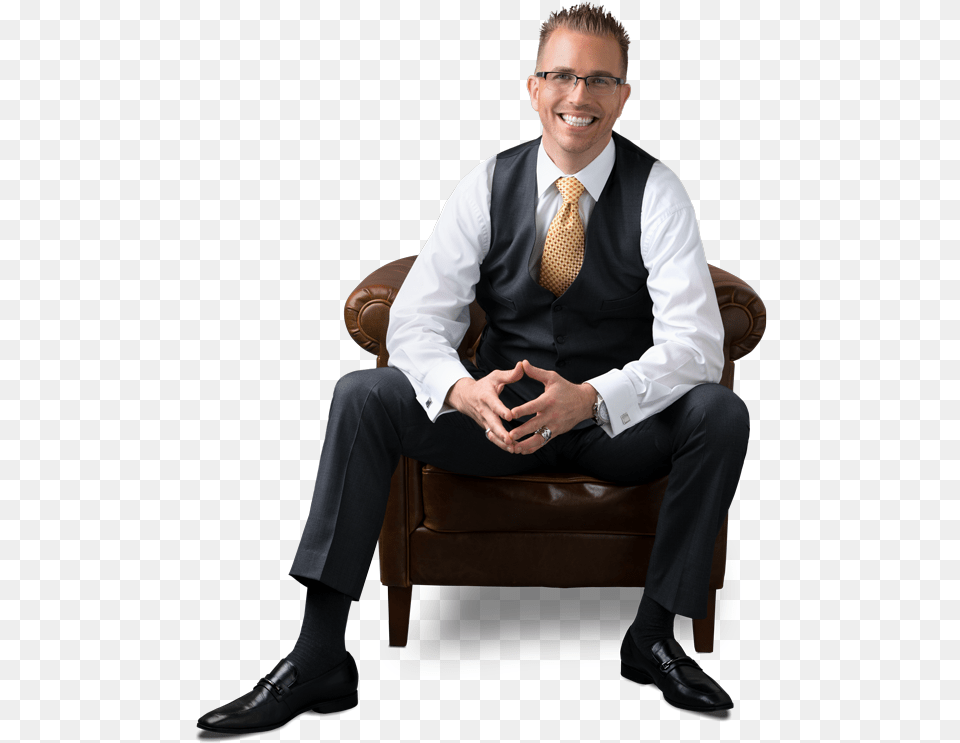 Transparent Persona Sentada Sitting, Accessories, Tie, Clothing, Formal Wear Png Image