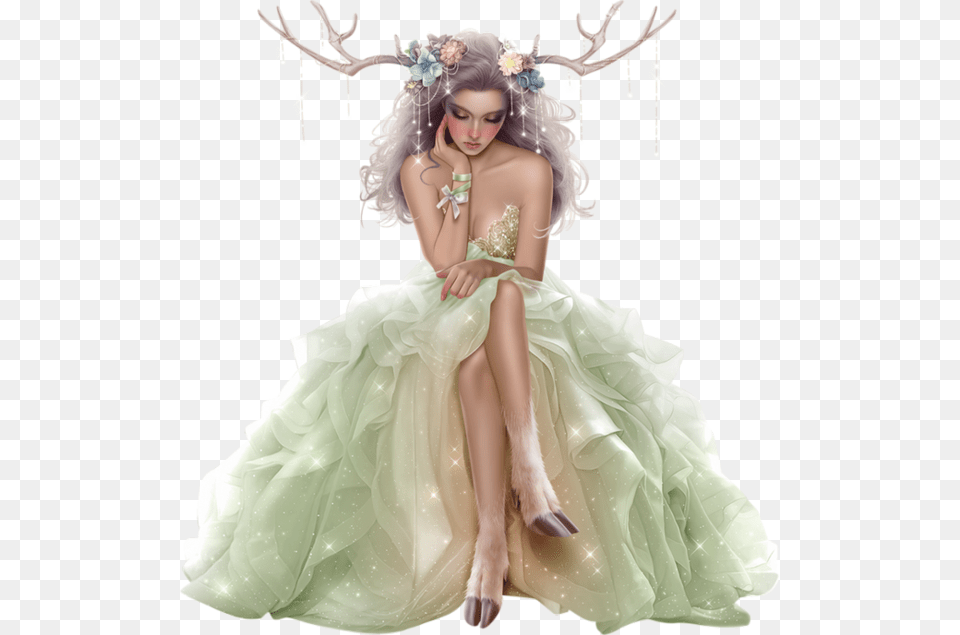 Transparent Personnage Tube Femme Fantaisie, Clothing, Dress, Adult, Wedding Png Image