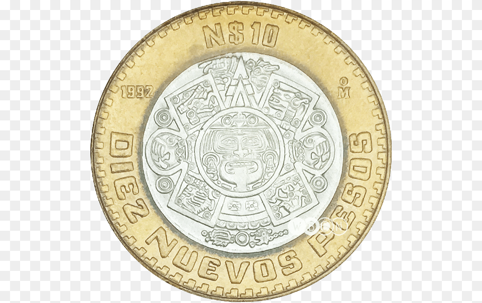 Pesos 10 Pesos, Coin, Money Free Transparent Png