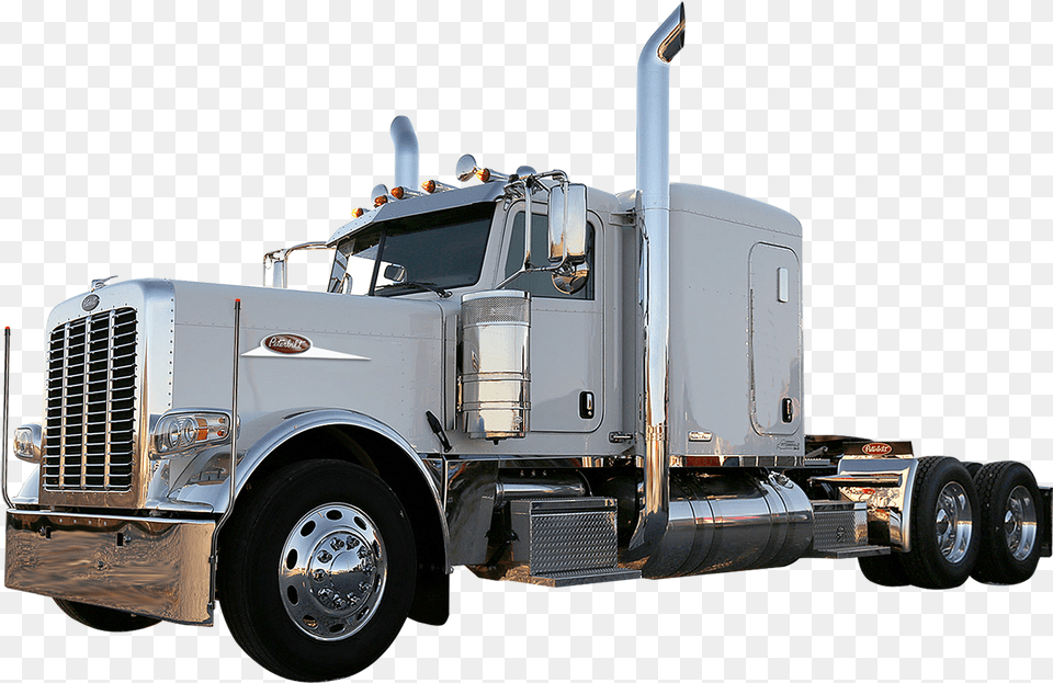 Transparent Peterbilt Truck Clipart Semi Truck Bumper Guides, Trailer Truck, Transportation, Vehicle, Machine Png