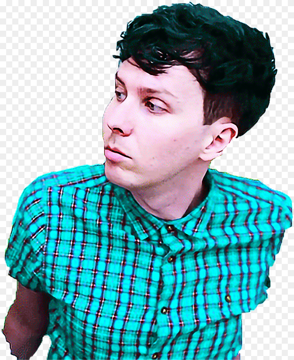 Transparent Phil Lester Phil Lester Gif Uwu, Boy, Shirt, Portrait, Photography Free Png Download