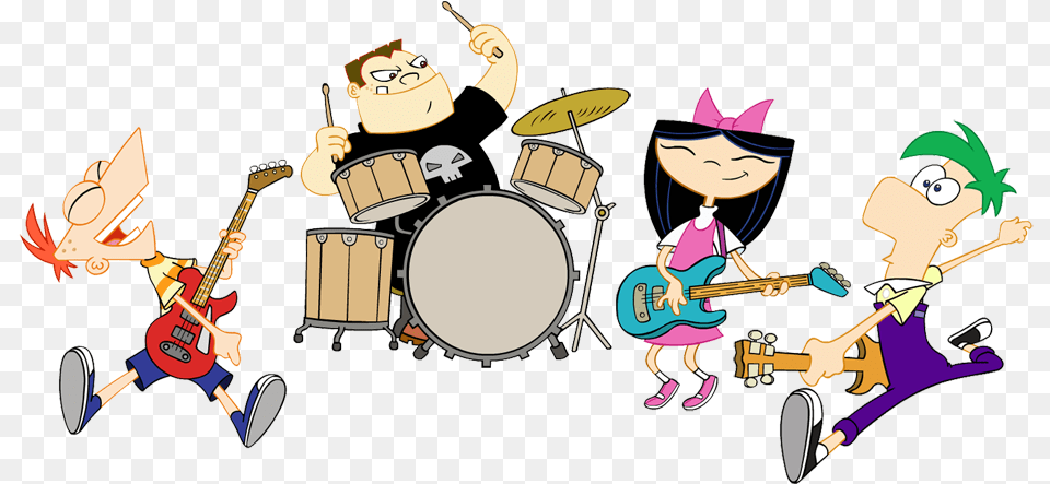 Transparent Phineas And Ferb, Person, Performer, Musician, Musical Instrument Free Png Download