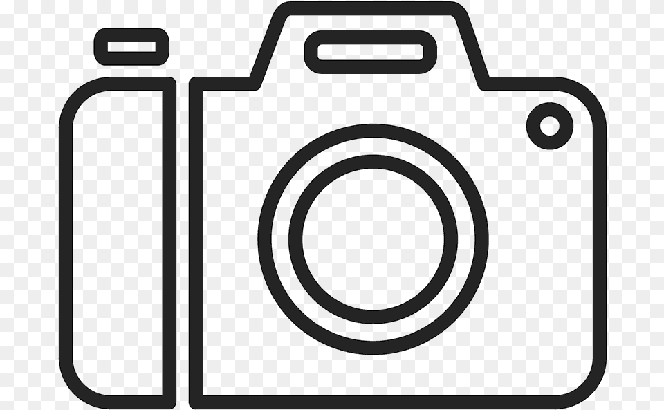 Transparent Photographer Camera Clipart Camera Outline, Digital Camera, Electronics Png Image