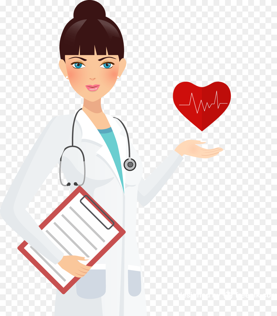 Transparent Physician Clip Art Female Doctor, Clothing, Coat, Lab Coat, Person Free Png