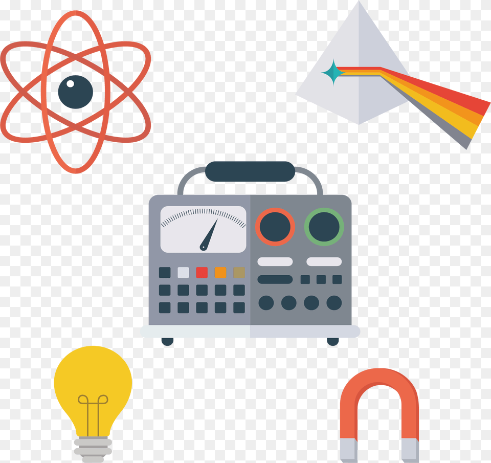 Transparent Physics Clipart Easy Drawing Of Atoms, Light, Electronics, Dynamite, Weapon Png