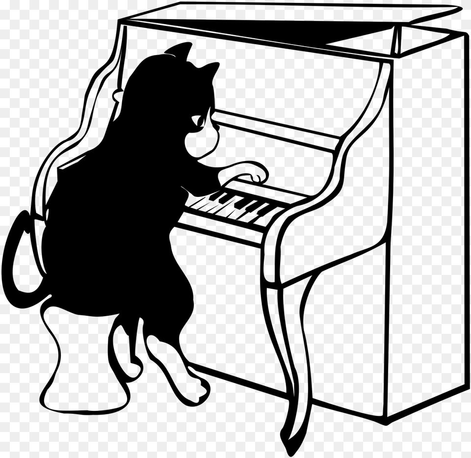 Piano Icon Jazz Piano, Gray Free Transparent Png