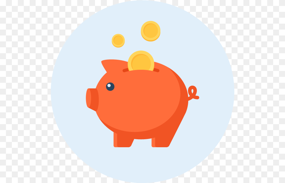 Transparent Piggy Bank, Piggy Bank, Animal, Mammal, Pig Free Png