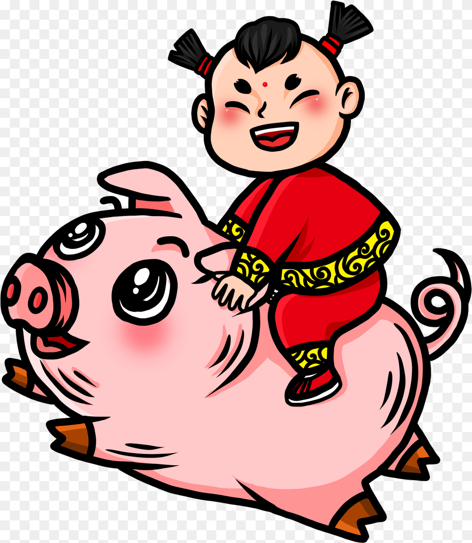 Transparent Piglet, Baby, Face, Head, Person Png