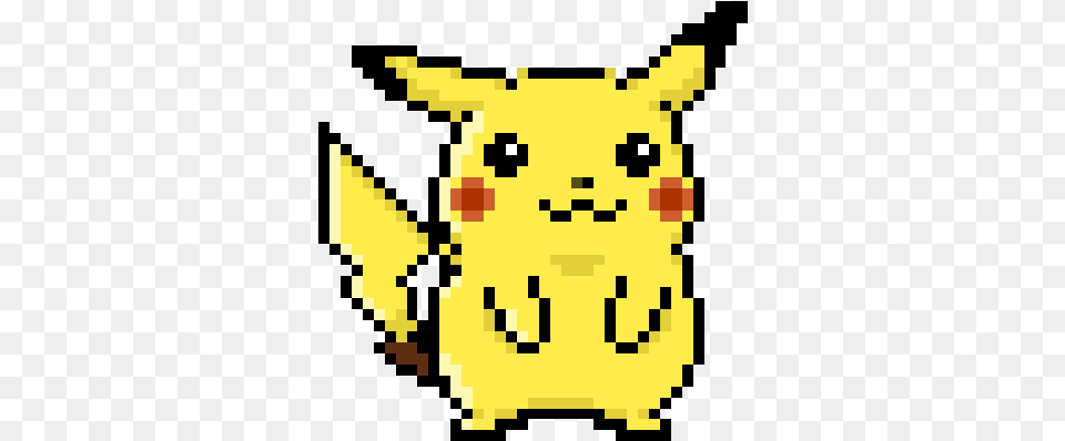 Transparent Pikachu Pokemon Sticker Sprite Gif Pixel Art Pikachu Easy Png