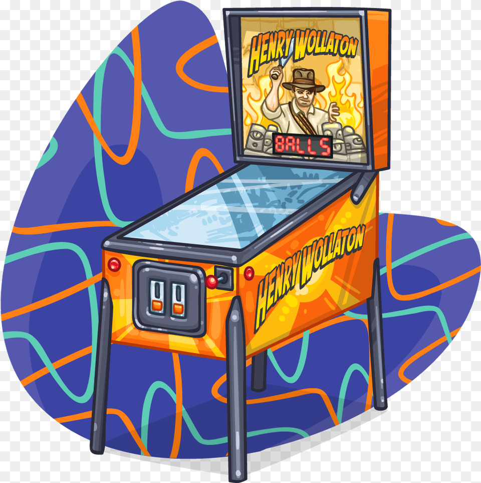 Pinball Machine Clipart, Arcade Game Machine, Game, Adult, Male Free Transparent Png