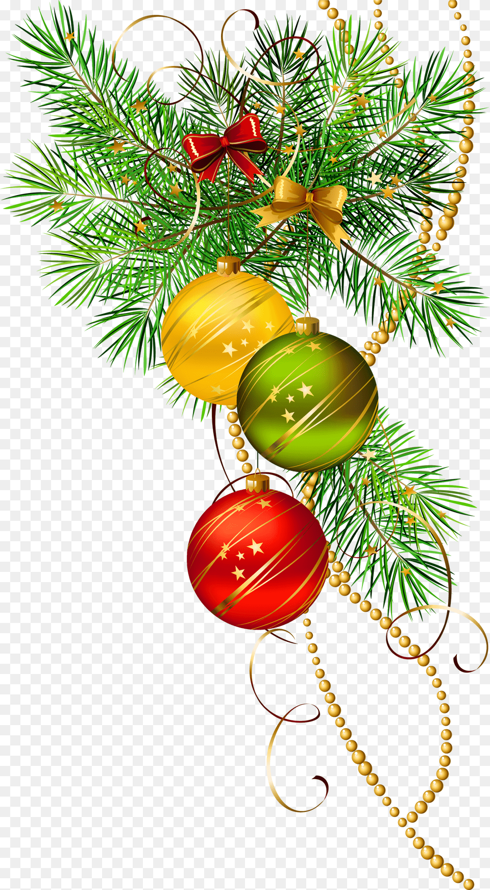 Transparent Pine Clipart Christmas Decor Vector, Accessories, Plant, Tree, Ornament Png