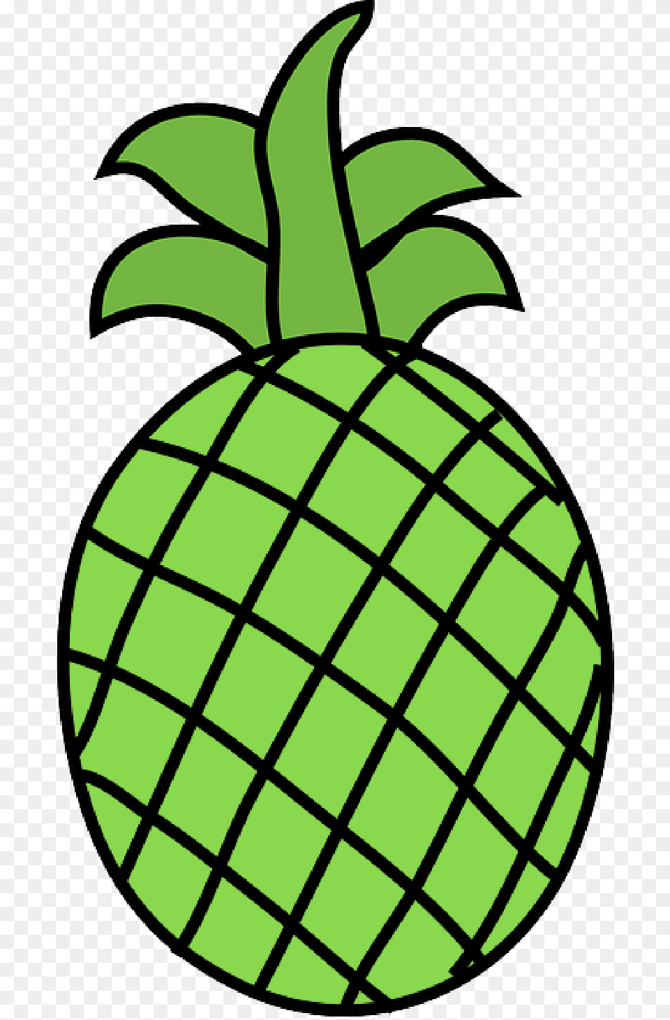 Transparent Pineapple Clipart Outline Black And White Fruits Clipart, Ammunition, Food, Fruit, Grenade Free Png