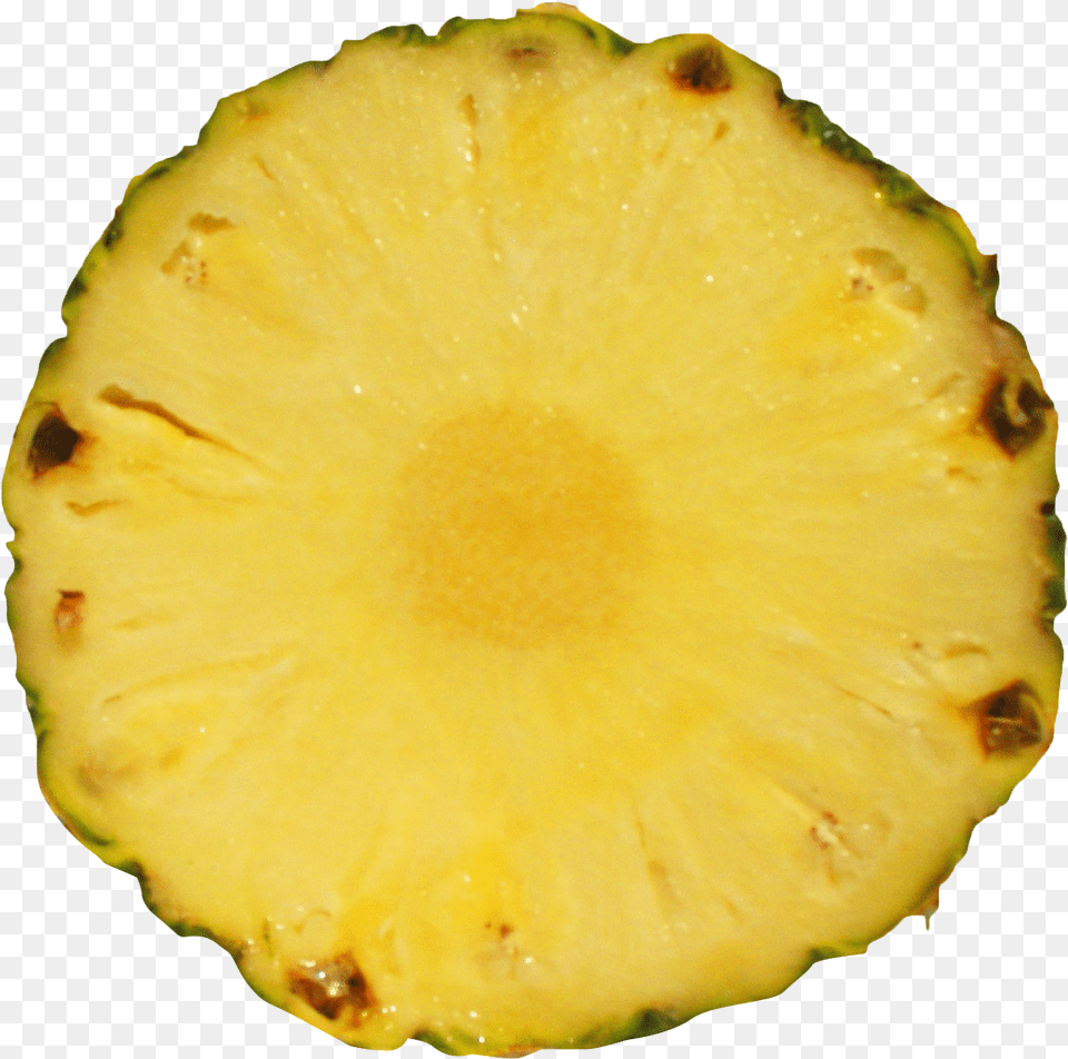 Transparent Pineapple Clipart Pineapple Slice, Food, Fruit, Plant, Produce Free Png