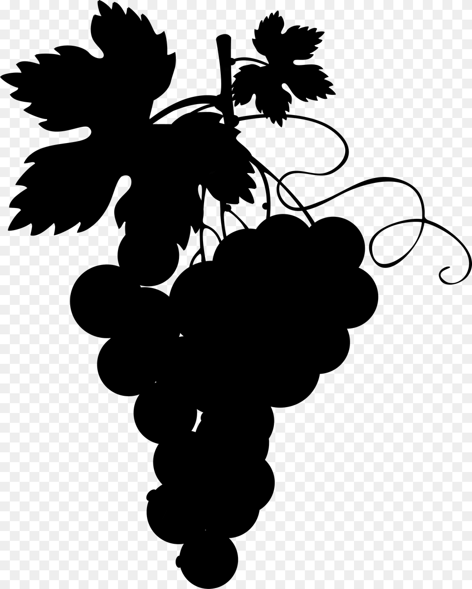 Transparent Pineapple Silhouette Grapes Clipart Transparent, Leaf, Plant, Cross, Symbol Png Image