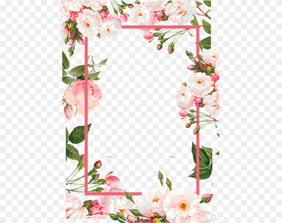 Pink Border Clipart Floral Frames Vector, Art, Floral Design, Flower, Plant Free Transparent Png