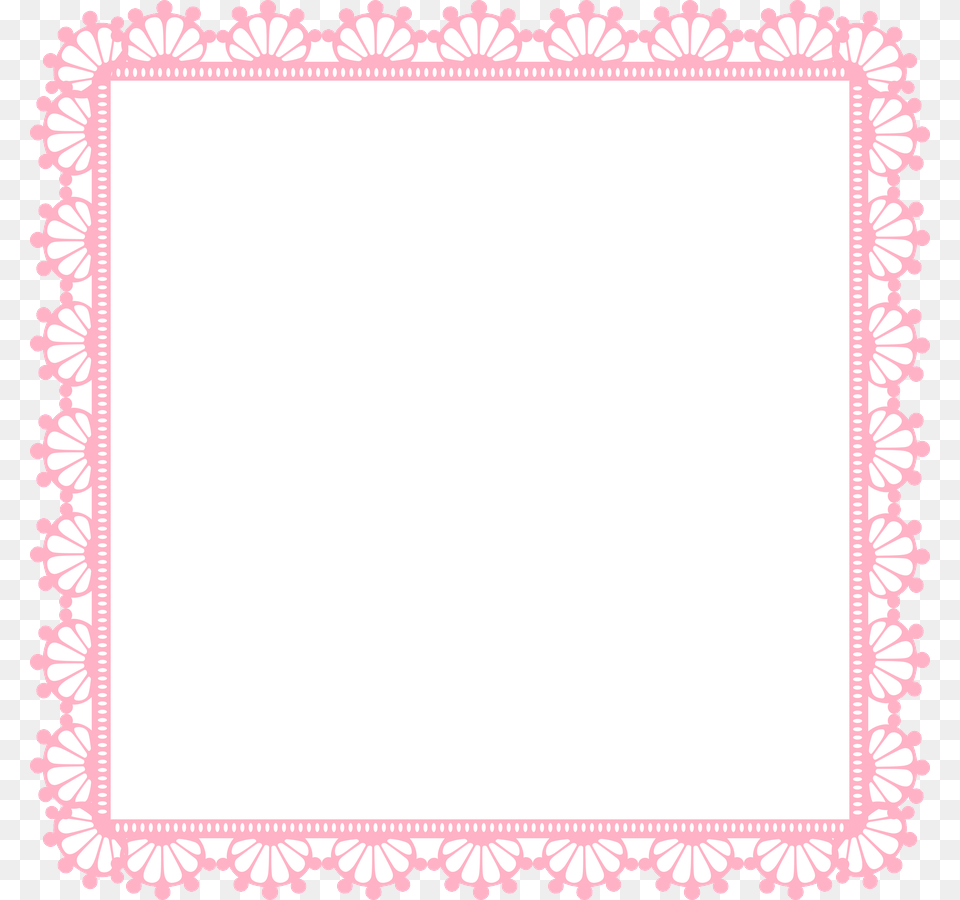 Transparent Pink Border Frame Clipart Transparent Background, Home Decor, White Board Png