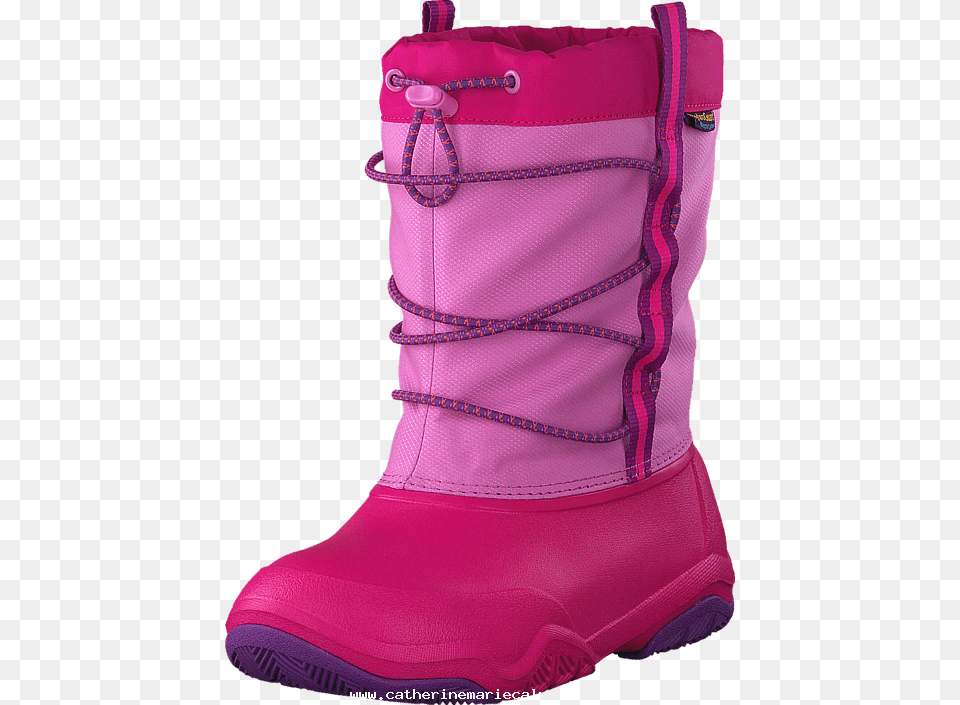 Transparent Pink Candy Snow Boot, Clothing, Footwear, Person, Shoe Png
