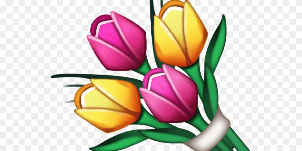 Pink Flower Emoji Flower Emoji Background, Plant, Tulip, Appliance, Ceiling Fan Free Transparent Png