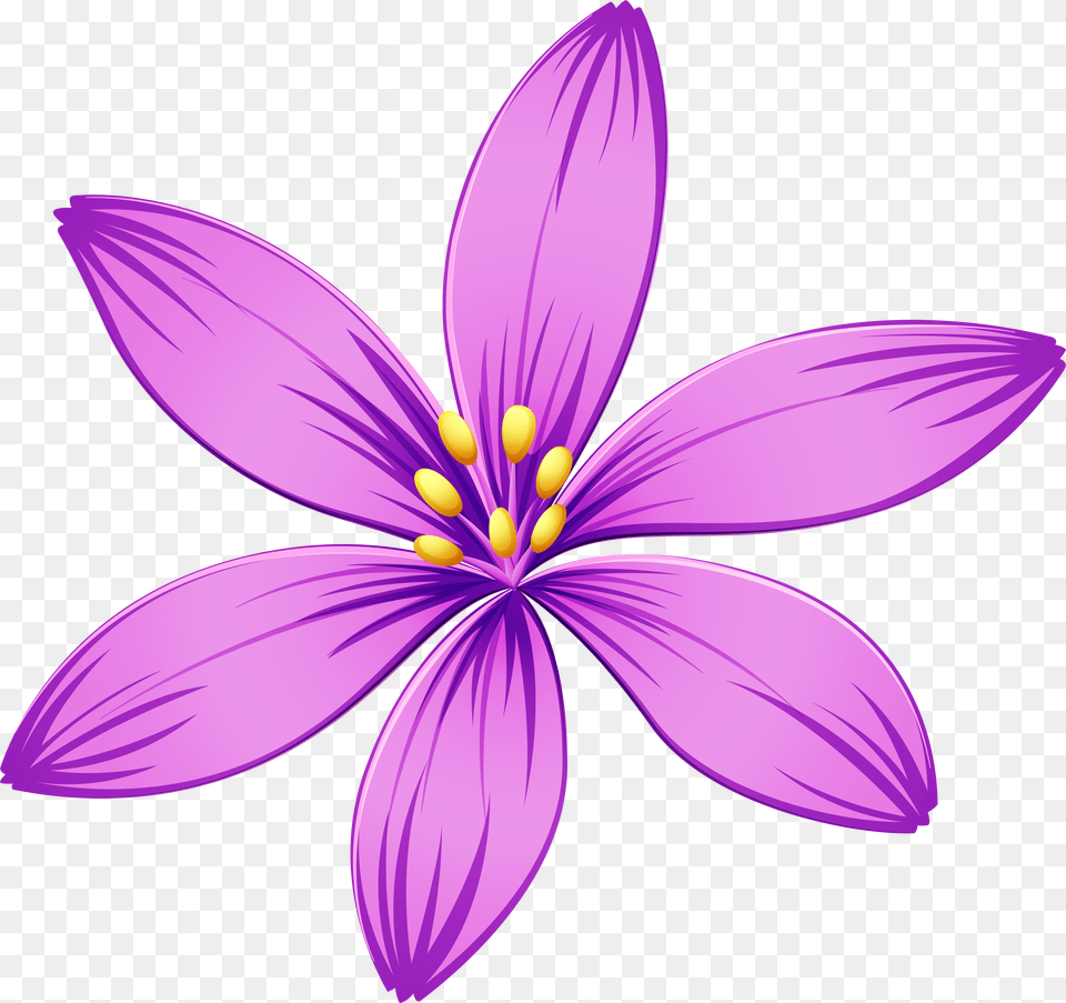 Pink Flowers Flower With Clear Background, Anther, Petal, Plant, Purple Free Transparent Png